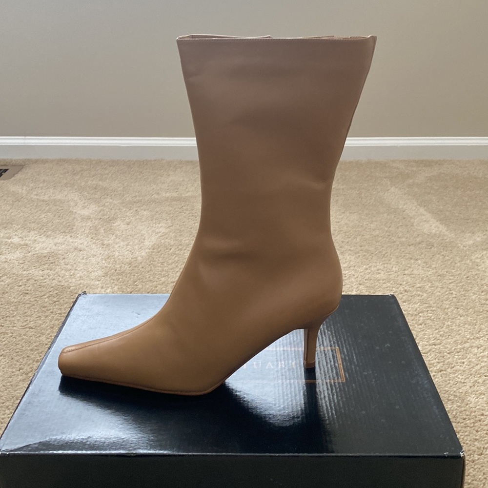 Colin Stuart Camel mid calf boot
